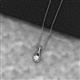 2 - Caron 4.00 mm Round Opal Solitaire Love Knot Pendant Necklace 