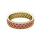 3 - Cailyn Ruby Eternity Band 