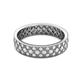 3 - Cailyn White Sapphire Eternity Band 