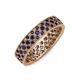 4 - Cailyn Blue Sapphire Eternity Band 