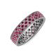 4 - Cailyn Ruby Eternity Band 
