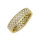 4 - Cailyn White Sapphire Eternity Band 