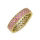 4 - Cailyn Pink Sapphire Eternity Band 