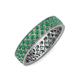 4 - Cailyn Emerald Eternity Band 