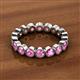 3 - Arria 3.00 mm Pink Sapphire Eternity Band 
