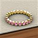 3 - Arria 2.70 mm Pink Sapphire Eternity Band 