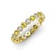 3 - Arria 2.70 mm Yellow Sapphire and Diamond Eternity Band 