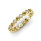 3 - Arria 2.70 mm Citrine and Lab Grown Diamond Eternity Band 