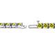 2 - Cliona 4.10 mm Yellow Diamond Eternity Tennis Bracelet 