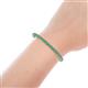 4 - Cliona 4.10 mm Emerald Eternity Tennis Bracelet 
