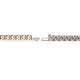 2 - Leslie 2.90 mm Round Lab Grown Diamond Eternity Tennis Bracelet 