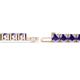 2 - Leslie 4.00 mm Iolite Eternity Tennis Bracelet 