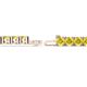 2 - Leslie 4.00 mm Yellow Sapphire Eternity Tennis Bracelet 