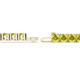 2 - Leslie 4.00 mm Yellow Diamond Eternity Tennis Bracelet 
