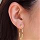 4 - Anna (2x45 mm) Shiny Polished Round Tube Hoop Earrings 