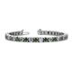 1 - Leslie 4.00 mm Diamond and Lab Created Alexandrite Eternity Tennis Bracelet 