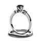 4 - Milgrain Work Bridal Set Ring 