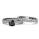 1 - Square Shape Bridal Set Ring 