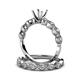 4 - Laine Swirl Bridal Set Ring 