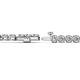 2 - Izarra 3.90 mm Diamond Eternity Tennis Bracelet 