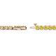 2 - Izarra 2.90 mm Yellow Sapphire Eternity Tennis Bracelet 