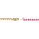 2 - Izarra 2.30 mm Pink Sapphire Eternity Tennis Bracelet 