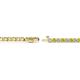 2 - Izarra 2.30 mm Yellow and White Diamond Eternity Tennis Bracelet 