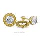 1 - Serena 0.57 ctw (2.00 mm) Round Citrine Jackets Earrings 