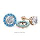 1 - Serena 0.65 ctw (2.00 mm) Round Blue Topaz Jackets Earrings 