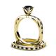 4 - Square Shape Bridal Set Ring 