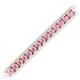 2 - Abril 3.10 mm Pink Tourmaline Eternity Tennis Bracelet 