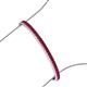 3 - Abril 2.50 mm Ruby Eternity Tennis Bracelet 