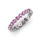 4 - Arria 2.70 mm Pink Sapphire Eternity Band 
