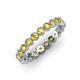 4 - Arria 2.70 mm Yellow Sapphire Eternity Band 