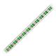 2 - Zahra Princess Cut 2.00 mm Green Garnet and Diamond Eternity Tennis Bracelet 