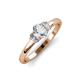 3 - Gemma 7x5 mm Oval Cut Diamond Trellis Three Stone Engagement Ring 