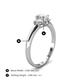 4 - Gemma 7x5 mm Oval Cut Diamond Trellis Three Stone Engagement Ring 