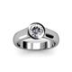 3 - Enola 0.75 ct IGI Certified Lab Grown Diamond Round (5.80 mm) Solitaire Engagement Ring 