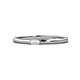 1 - Riley Bold 4x2 mm Baguette White Sapphire Minimalist Solitaire Promise Ring 