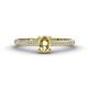 1 - Serina Desire Semi Mount 3 Row Shank Engagement Ring 