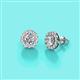 3 - Bernice Round Diamond Stud Earrings 