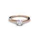 1 - Solus 0.50 ct IGI Certified Lab Grown Diamond Round (5.00 mm) Solitaire Engagement Ring  
