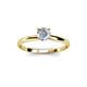 3 - Solus 0.50 ct IGI Certified Lab Grown Diamond Round (5.00 mm) Solitaire Engagement Ring  