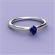 2 - Orla Oval Cut Blue Sapphire Solitaire Engagement Ring 