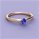 2 - Orla Oval Cut Tanzanite Solitaire Engagement Ring 