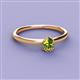 2 - Orla Oval Cut Peridot Solitaire Engagement Ring 