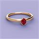 2 - Orla Oval Cut Ruby Solitaire Engagement Ring 