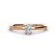 1 - Orla Oval Cut Forever Brilliant Moissanite Solitaire Engagement Ring 