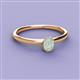 2 - Orla Oval Cut Opal Solitaire Engagement Ring 