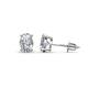 Alina Oval Cut GIA Certified Diamond (7x5mm) Solitaire Stud Earrings 